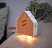 Bol.com Solene Vogelhuisje Met Geluid - Bird Box - Vogelgeluiden Huisje Met Sensor - Vogelgeluiden Huis Voor Op Toilet - Incl. B... aanbieding