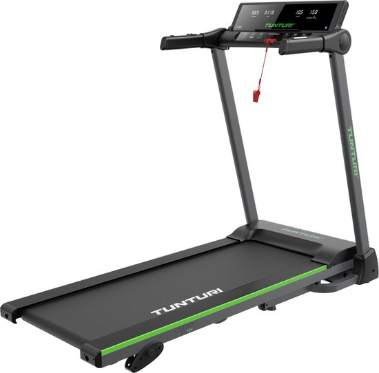 Tunturi Cardio Fit T25 Loopband 14 km/u Zwart Inklapbaar - Tunturi - €481,99