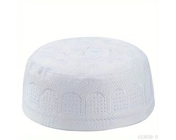 Bovista Kufi - Gebedshoed - Islam - Alhamdulillah - Islamitische Kleding - Moslim Kleding - 1 - 57 cm