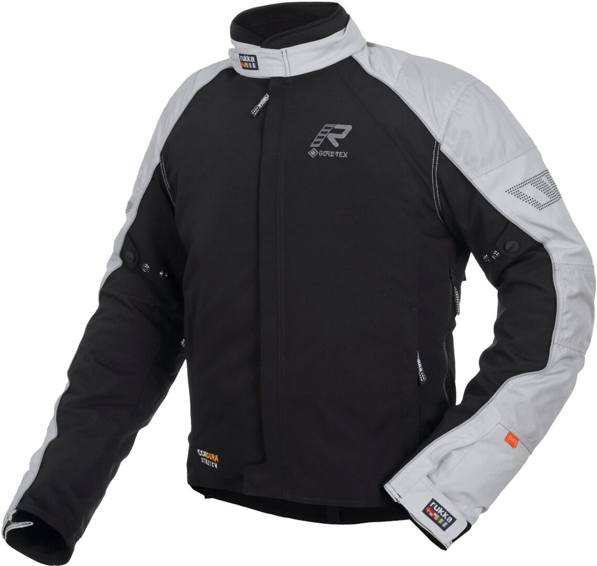 Rukka Comfo-R GTX Zwart Grijs Textiele Motorjas - Jas