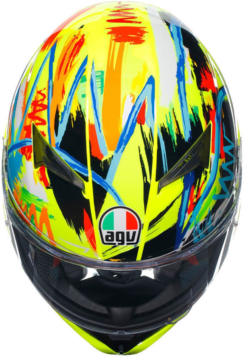 AGV K3 ROSSI WINTER TEST 2019 - Maat XXL - Integraal helm - Scooter helm - Motorhelm - AGV K3 ROSSI WINTER TEST 2019 - Maat XXL - Scooterhelmen mannen en vrouwen. – foto 7