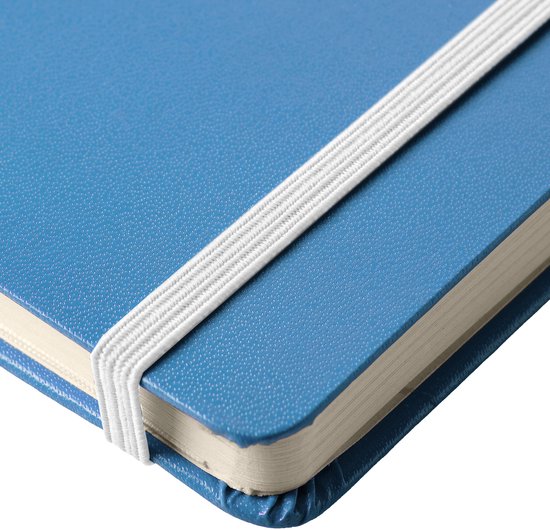 Écriture de luxe bleue réglée au format A5