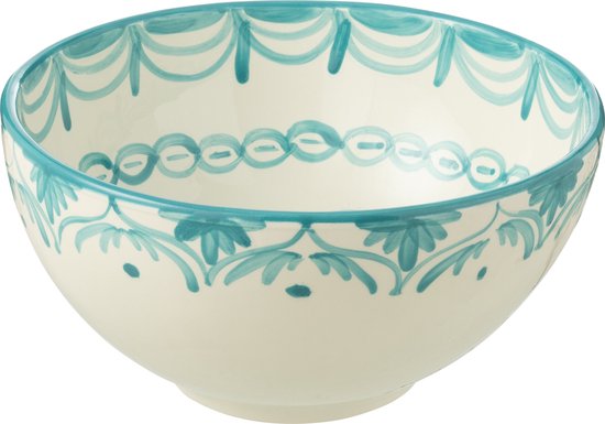 J-Line Granada Schale - Handbemalte Keramik In Fröhlichen Farben