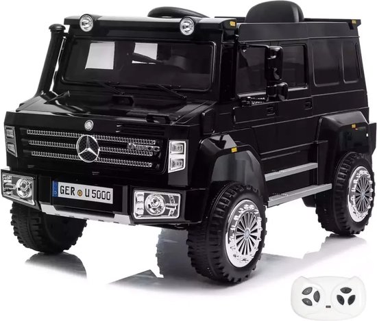 Mercedes Unimog U5000 - Buggy Électrique Enfants - 12V - 1 à 6 ans - Noir