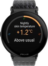 Bol.com Polar Ignite 3 - Fitness Smartwatch & GPS Activity Tracker - Black / Braided Yarn - S-L aanbieding