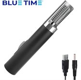 BlueTime - Vis Schraper - Draadloze Vis Schraper - Krachtige Schraper - Opladen via USB - Schubben Verwijderen - Zwart
