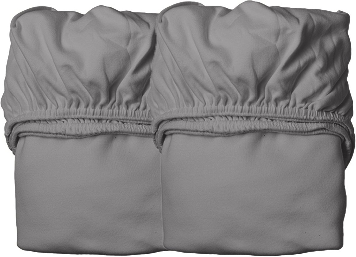 Leander Organic Hoeslaken Cool Grey 60 x 120 cm