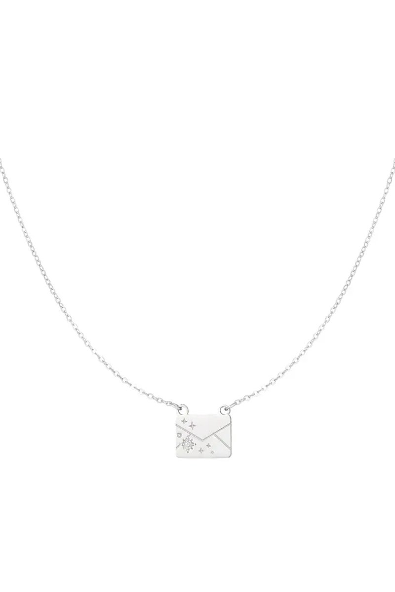Yehwang Secret note ketting | Zilver