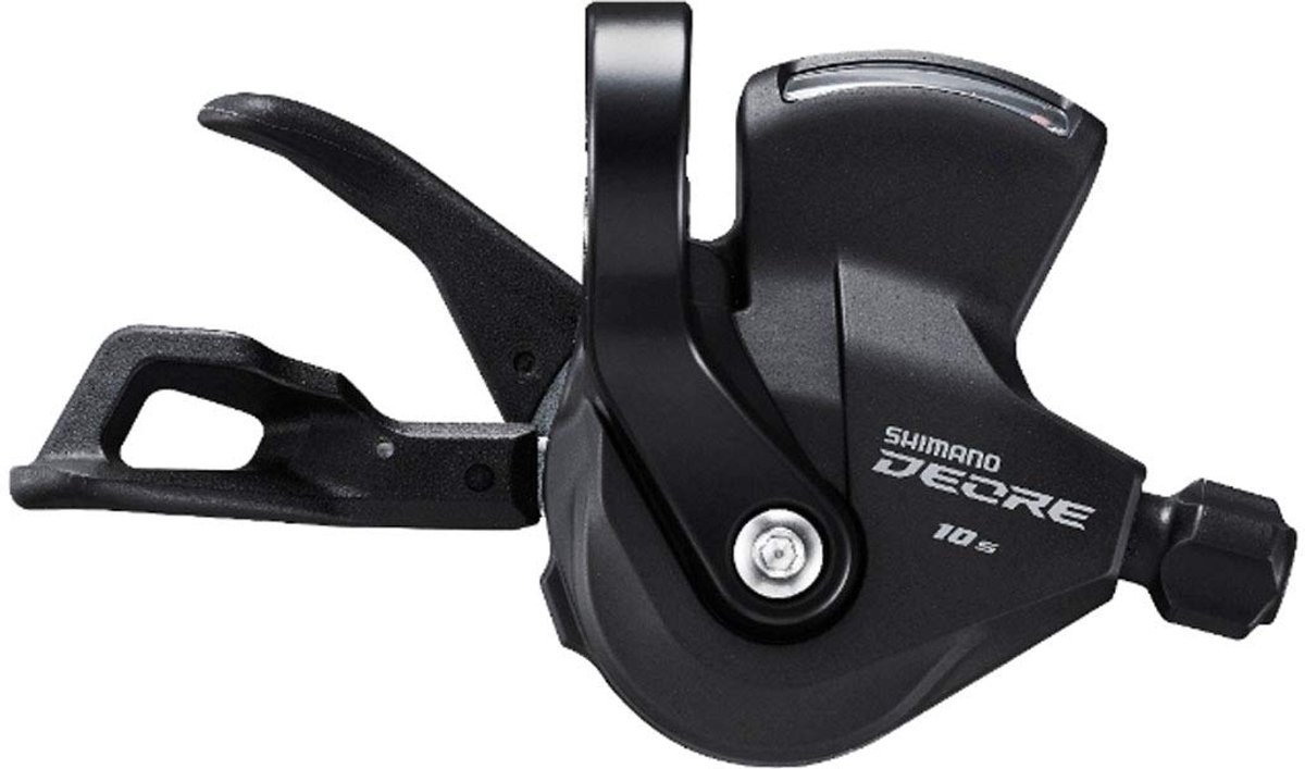 SHIMANO Deore SL-M4100-R Right Shift Lever - 10-Speed, RapidFire Plus, Optical Gear Display, Black