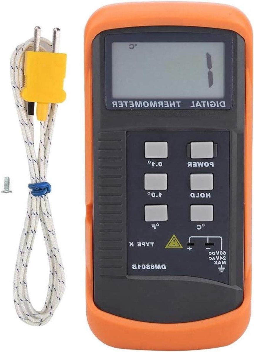 Enkelkanaals Type K digitale thermokoppelsensor thermometer -50°C -1300°C