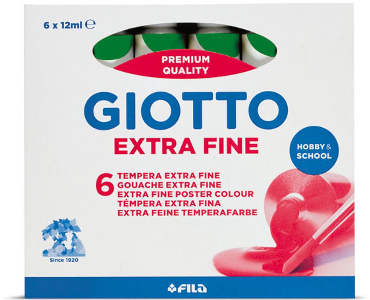 Giotto 352012 temperaverf 12 ml Koker Groen