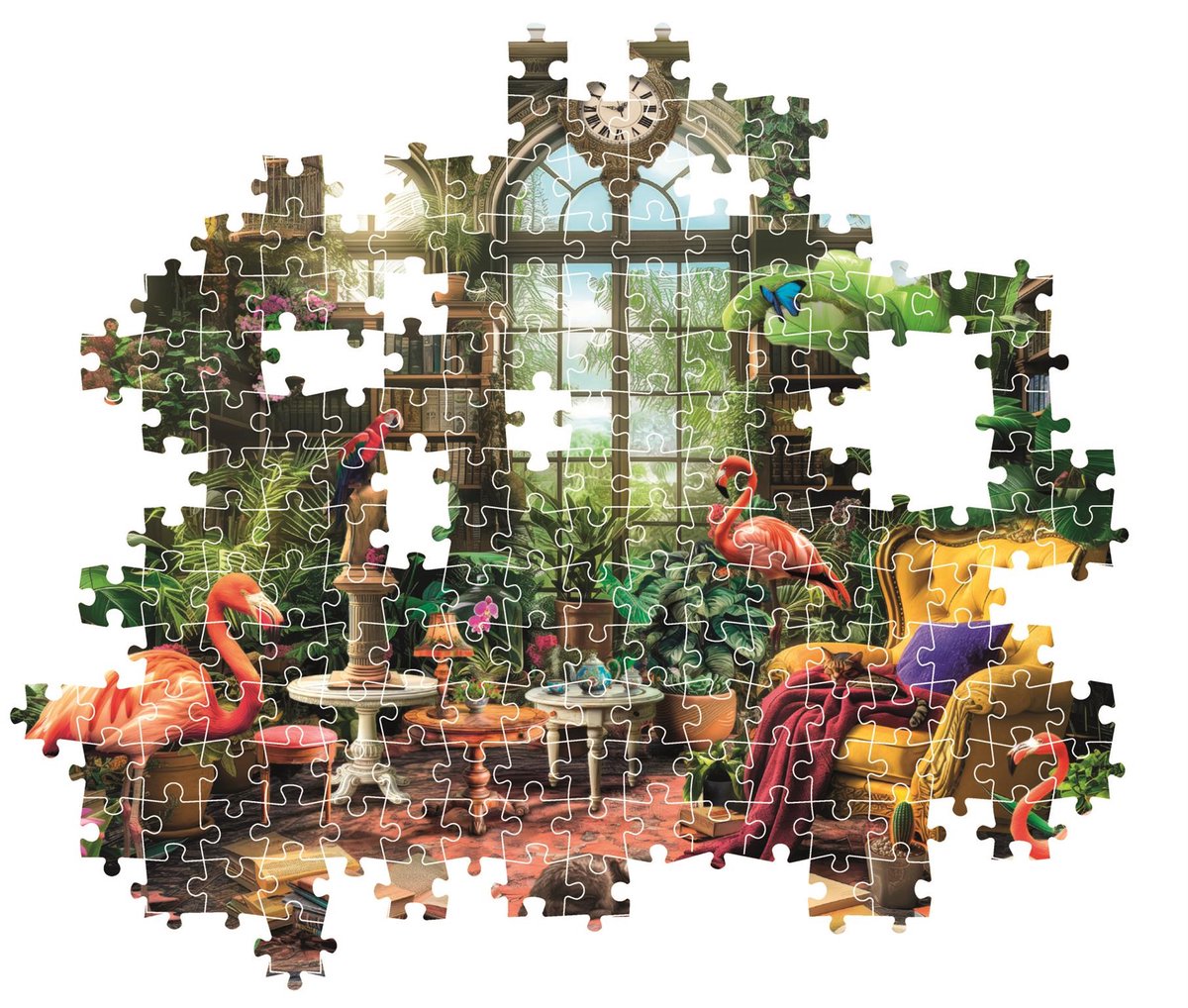 Clementoni - Puzzel - 1000 Stukjes - De Kas Bibliotheek - Puzzel Voor Volwassenen - High Quality Collection — afbeelding 6