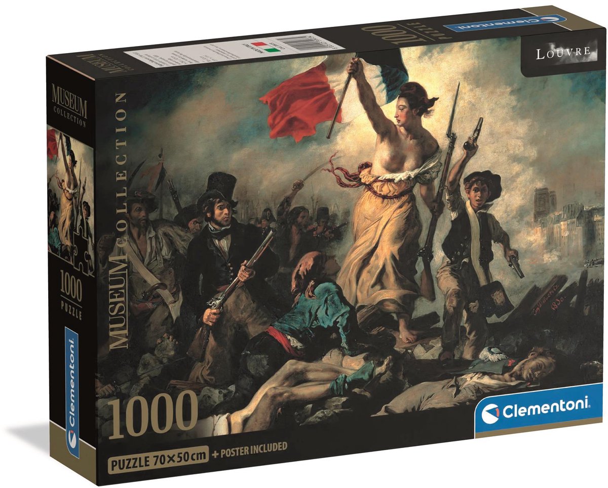 Clementoni - Puzzel - 1000 Stukjes - Museum Liberty Leading - Puzzel Voor Volwassenen