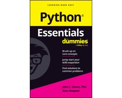 Omslag van Python Essentials For Dummies