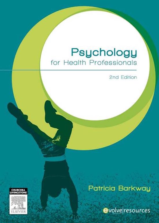 Psychology for health professionals - cover