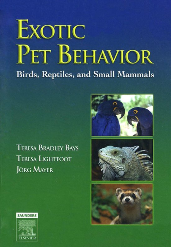 Exotic Pet Behavior E-Book - cover