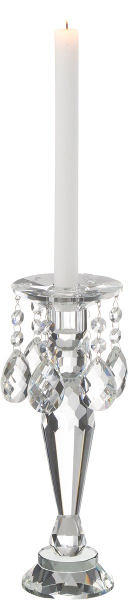 J-Line kandelaar Louise - kristal - transparant - large