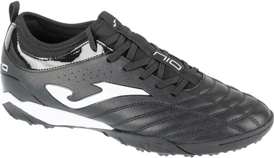 Chaussures de football Joma Numero-10 24 TF N10W, Homme, Zwart , Pointure : 41