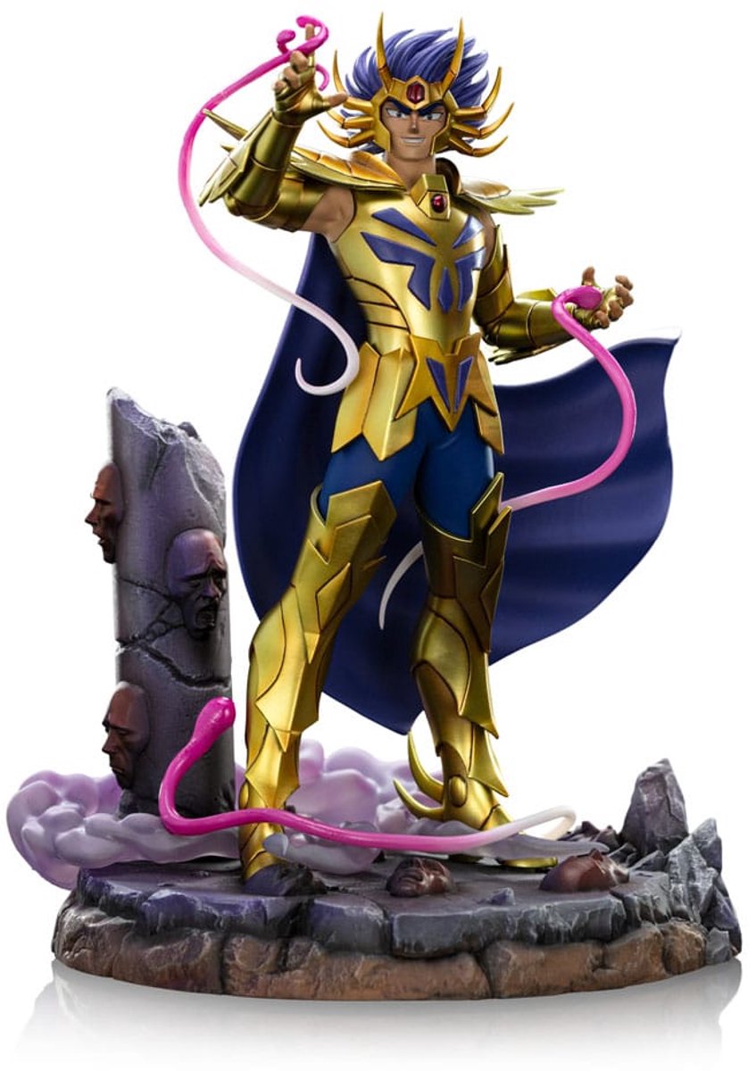 Iron Studios Saint Seiya Art Scale Statue 1/10 TCancer Deathmask 23 cm Beeld