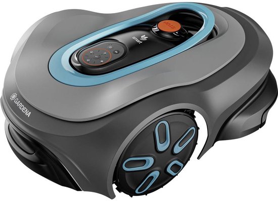 Robotmaaier Gardena SILENO max 800 m², accu, 22 cm maaibreedte, AI LONA Intelligence, maait tot 1 cm bij randen