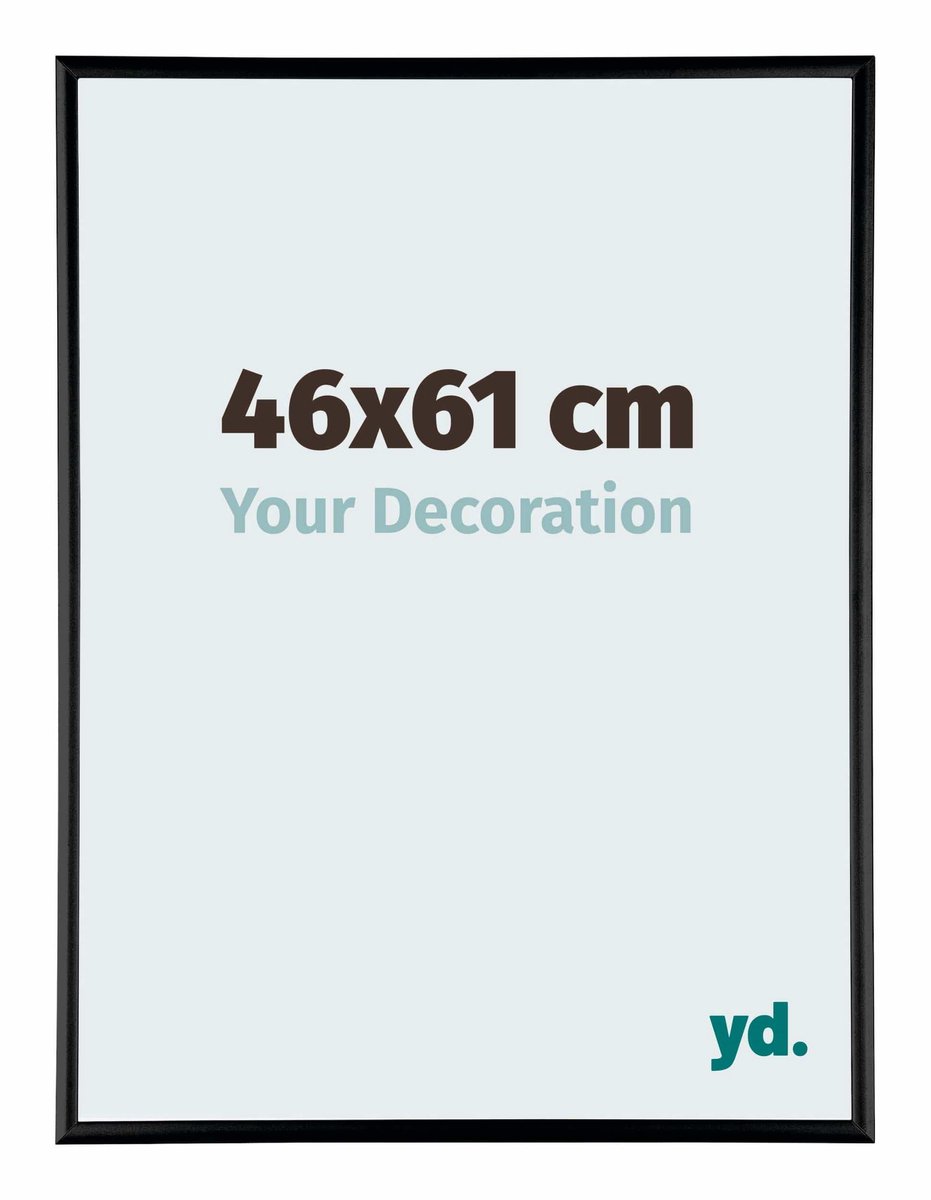 yd. Your Decoration - Fotolijst 46x61 cm - Aluminium - Zwart Mat - Kent