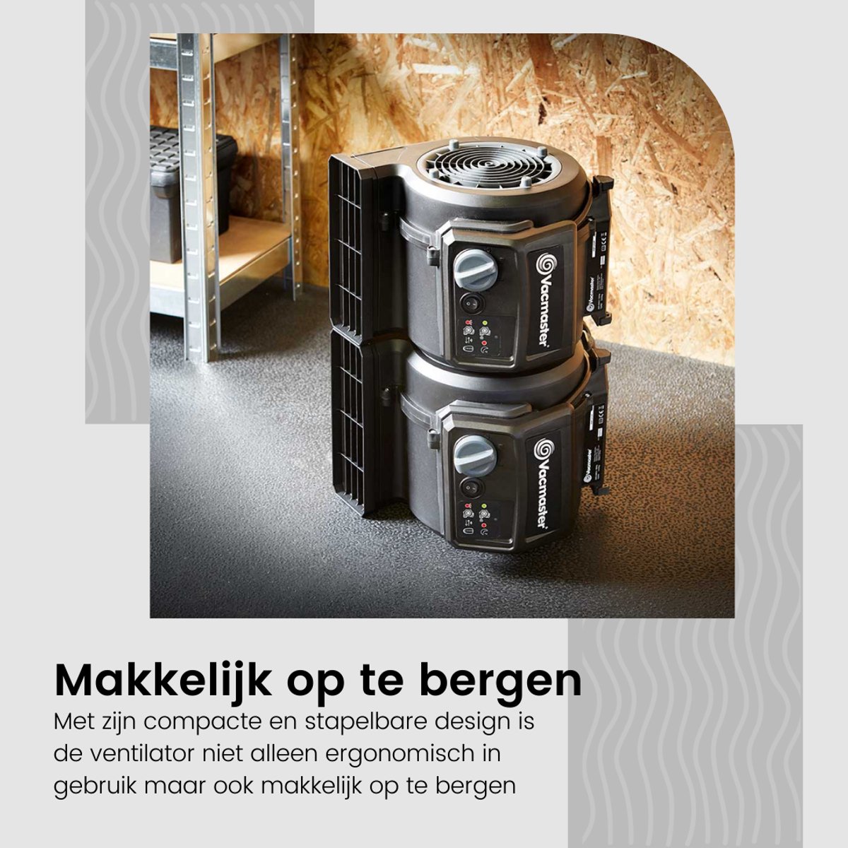 COSTWAY Vloerventilator, 130 W, 3 snelheden en 185° draaibare kop, blaasmachine voor drogen en ventileren, staande ventilator voor thuis en commercieel