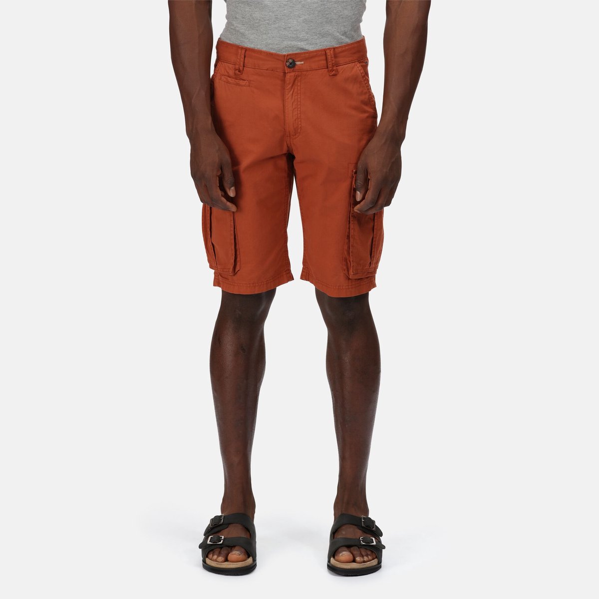 De Regatta Shorebay Casual korte broek heren Coolweave katoen Oranje
