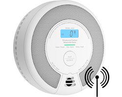 X-Sense SC07-W Draadloos koppelbare combimelder - Rook en koolmonoxide - 10 Jaar batterij en 360° sensor - Rookmelder en koolmonoxidemelder - Rook én CO melder koppelbaar