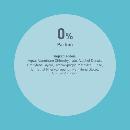 Deoleen Anti-transpirant - Roller Regular - Voorkomt overmatige transpiratie en transpiratiegeur - 48 uur effectief - 0% parfum - Dermatologisch getest - Deodorant - 50 ml