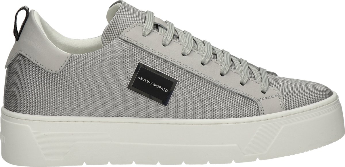 Antony Morato Metal Bold heren sneaker - Licht grijs - Maat 45