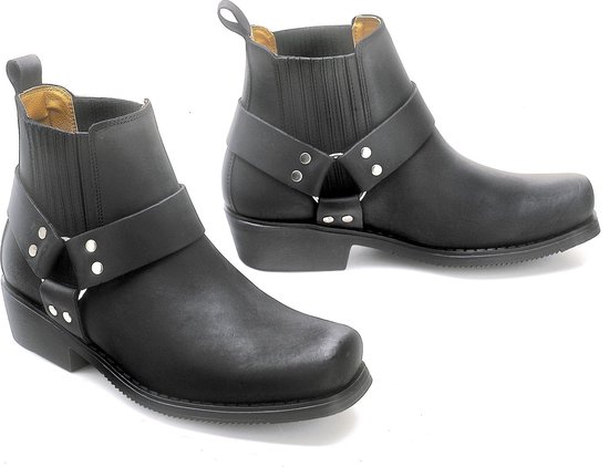 Motorschoen City Biker Kochmann zwart profielzool maat 47 Let op: de schoenen vallen minimaal een halve maat groter uit