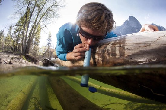 LifeStraw Personal Blue Waterfilter - geschikt voor noodpakket - gaat tot 4000 liter mee — afbeelding 2