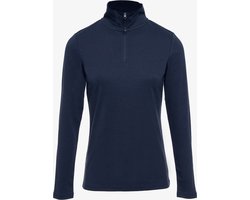 Mountain Peak dames thermoshirt met rits blauw - Maat M