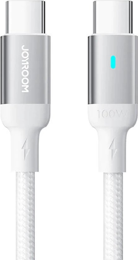Cavo Joyroom SA25-AC6 Light-Speed Series 100W Ricarica Rapida USB-A A Type-C 1.2m - Nero - 2