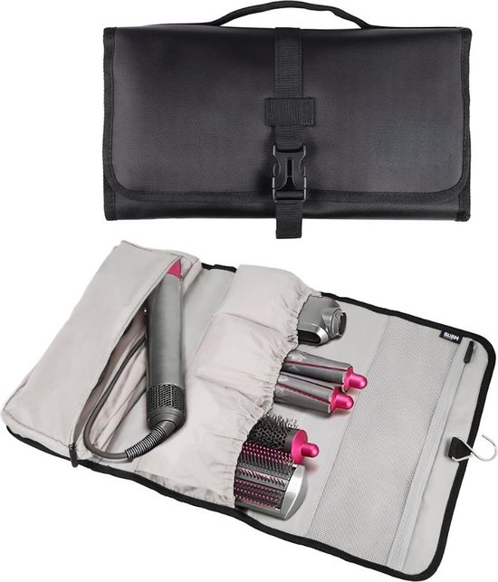Teamoy Reistas voor Dyson Airwrap Styler, draaghoes voor Dyson Airwrap kapselgereedschap en uitgebreide accessoires, paars