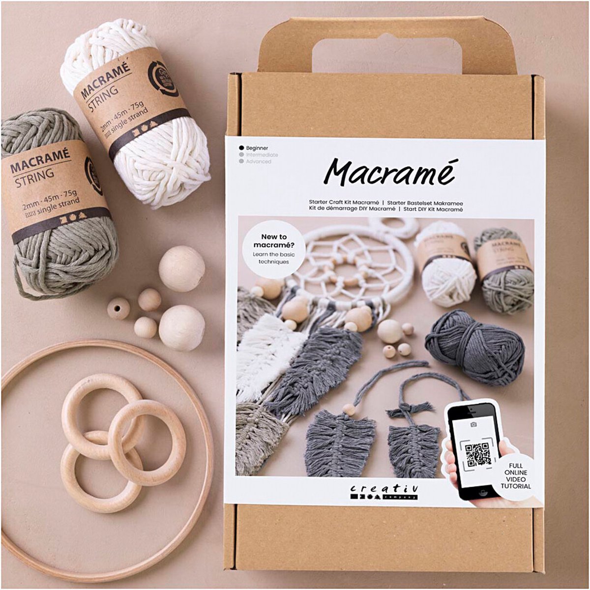 CC Startersset Leren Macramé Knopen — afbeelding 3
