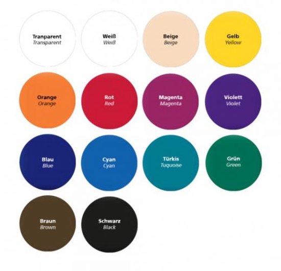 Pardo Artclay 14 verschillende kleuren