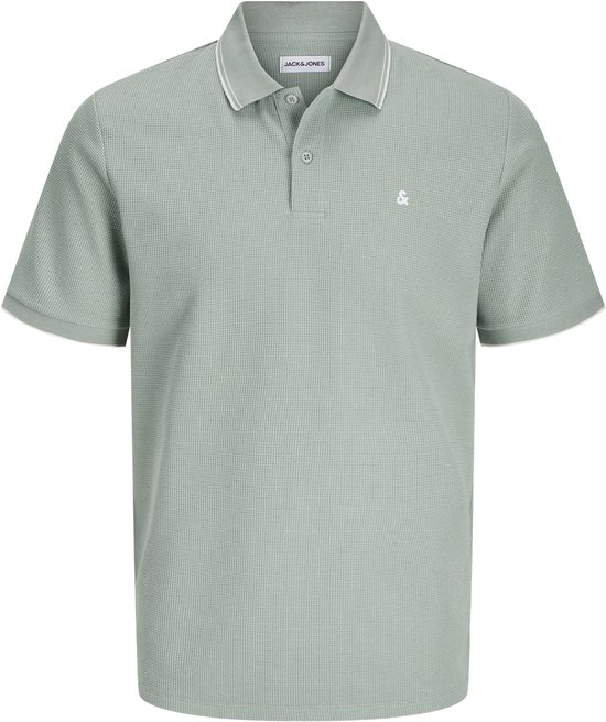 JACK&JONES PLUS JJEAUSTIN POLO SS NOOS PLS Heren Poloshirt - Iceberg Green Play
