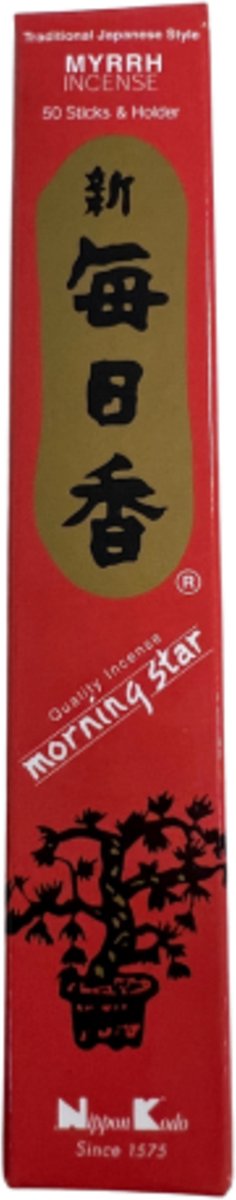 Yogi & Yogini Meditation Japanse wierook - Morning Star - Mirre hout