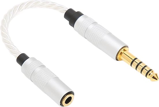 Vervangende Hoofdtelefoonkabel voor HD800 HD800S HD820-headset, HiFi-kabel 4 -pins XLR Mannelijke Gebalanceerde Kabel Compatibel voor HD800 HD800S HD820 1,2 M/3.9