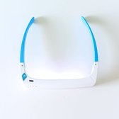 MedAes Lichttherapiebril MA48PRO - Alternatief voor 10.000 LUX Daglicht Lamp - Incl. Opbergcase - Daglichtbril - LED Lichttherapie - Daglicht Bril - SAD Daylight Therapy