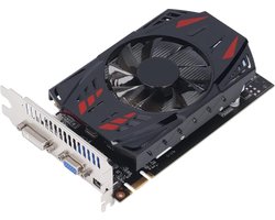 2GB GDDR5 128-bits GTX 550TI Grafische Kaart voor Gaming - Enkele Koelventilatoren - PCI Express 11 X 16 - DVI VGA HDMI - 750 MHz 3000 MHz 4K HDR - Computervideo Grafische Kaart .