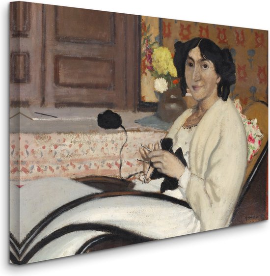 Felix Vallotton - Gabrielle Vallotton in Rocking Chair (1902) Gabrielle Vallotton in Schommelstoel (1902) - 2:3