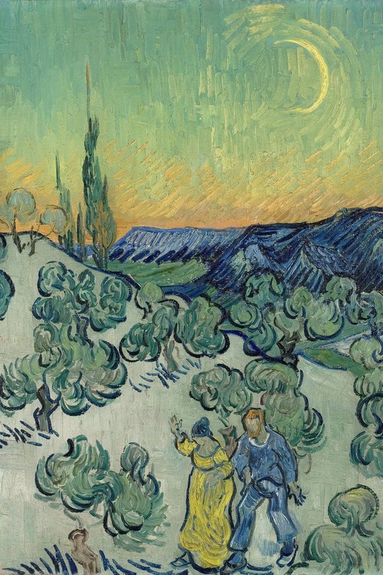 Vincent van Gogh - Une promenade au Twilight - Une promenade au crépuscule (1889-90) - 3:2