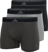 adidas Sportswear 3PK Trunk - Active Micro Flex - Onderbroek Mannen - zwart/donkergrijs/lichtgrijs