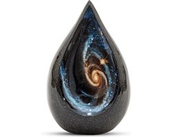 Unieke As Urn - 3 Liter - Teardrop - Druppel Urn - Crematie Urn - Uniek - Voor Huisdieren of Menselijk As - Crematie As - Decoratie Urn - Planet