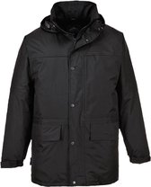 Portwest parka jas met fleece voering Oban zwart S523