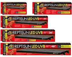 Zoo Med LED/UVB terrariumkap met T5 HO UVB-lamp voor reptielen | 35 en 122 cm 122CM