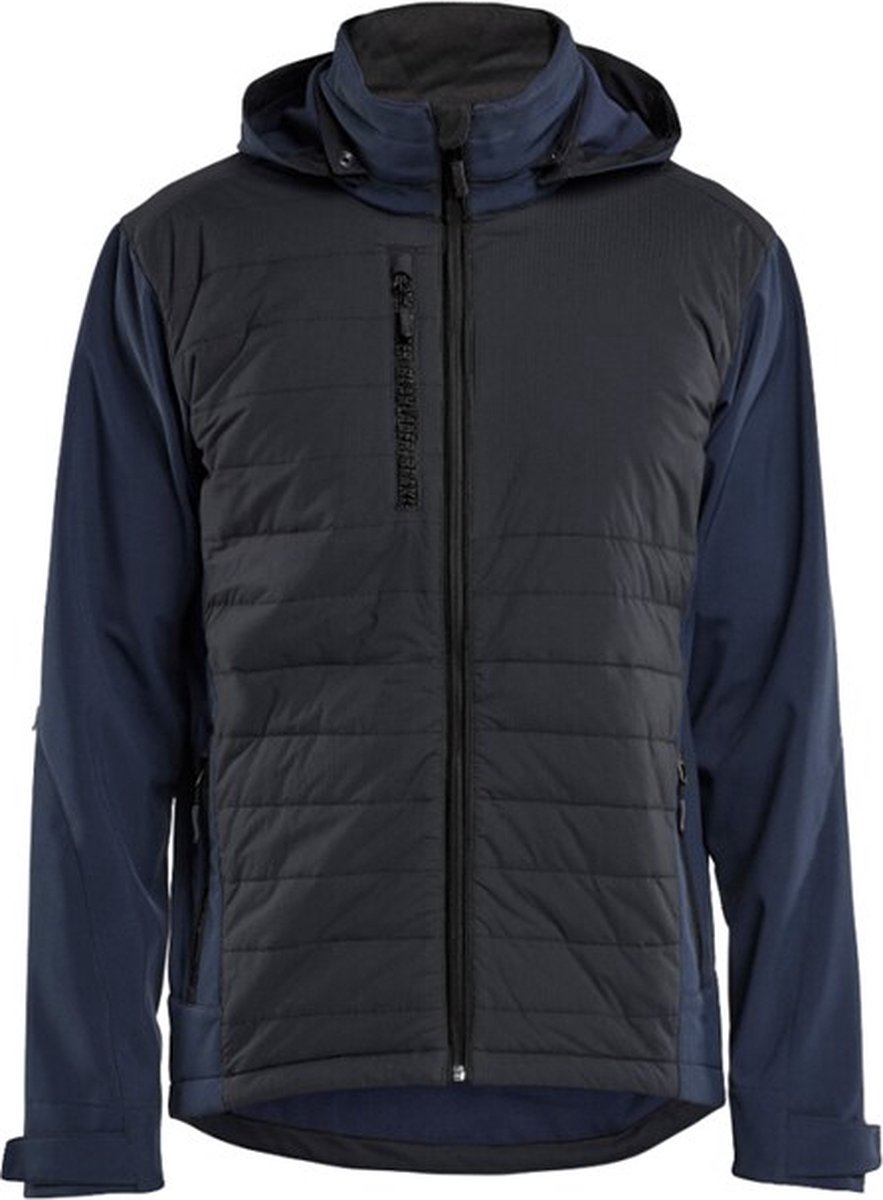 Blåkläder 4743 Hybride Jack - blauw/zwart maat XXL