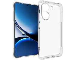 Coverup Hoesje - Geschikt voor Xiaomi Poco X7 Pro Hoesje - Coverup TPU Back Cover met AirBag Corners - Transparant